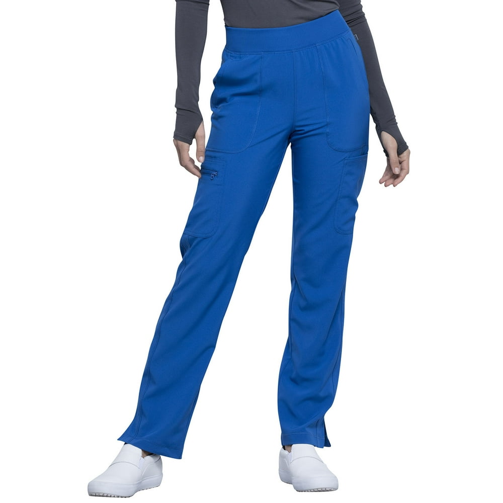 infinity by cherokee women's elastic waistband tapered jogger scrub pant