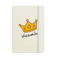 thumbnail image 1 of en viscount chapeau simplicity notebook official fabric hard cover classic journal diary, 1 of 3