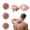 Pink, variant on 3 Pack Exfoliating Loofah Soap Saver Pouch, 2-in-1 Mesh Shower Sponge with Drawstring, Scrubber for Bathroom Cleansing and Smooth Skin, Great for Holiday Gifts Beige