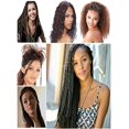 thumbnail image 5 of Yaki Bulk Braiding Hair, Human Hair Blend, Braids Hair Extensions for Twists, Hot Selling, Length 18", 2 packs Color #4, 5 of 6