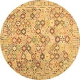 thumbnail image 1 of Ahgly Company Indoor Round Southwestern Brown Country Area Rugs, 5' Round, 1 of 4