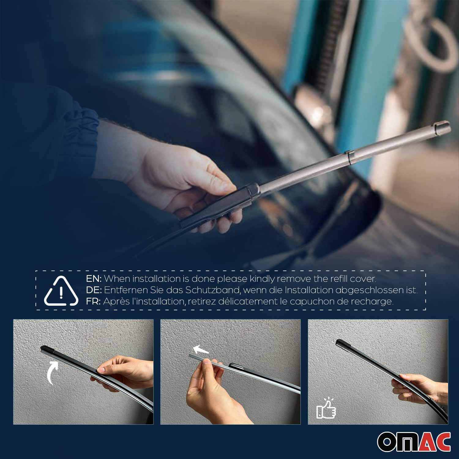 Front & Rear Windshield Wiper Blades Set for Acura MDX 2014-2020