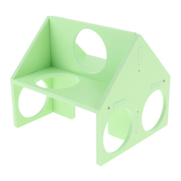 Laberinto Hámster Gerbil Casa Accesorios de Animales Fácil de utilizar Elegante - , 14.5x13.5x13.5cm Verde Yinane Hamster Maze Toy