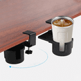 thumbnail image 1 of Porte-gobelet de Bureau Support de Bureau pour Ordinateur Porte-Gobelet Fixe de Bureau, 1 of 7
