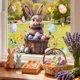 thumbnail image 1 of Uuiauoio 1 Sheet Easter Window Clings for Glass Windows, Easter Egg Bunny Butterfly Stickers Spring Window Clings Decorations, Spring Windows Decals for Home Office Party Decor, 1 of 6