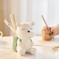 thumbnail image 3 of Kearding Little Bear Holder Desk For Animal Backpack Pen Pen Bear Pen Resin Little Bring Decoration Container Little Home Decoración del hogar verde, 3 of 6