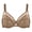 Coffee, variant on Sports Jelly Bras for Women Plus Size Full Coverage Underwired Non Padded Minimiser Lace Underwear Strapless Bra