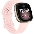 thumbnail image 1 of Breathable Silicone Sweatproof Sports Strap With Perforated Design Designed For Versa 3 And Sense Models Womens Dive Watch with Leather Bands Digital Mens Watch Wheel for Men Watch for Women, 1 of 4