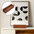 thumbnail image 3 of Support de Miroir Multi-Usage Type Fente Support de Miroir Base Antidérapante en Bois, 3 of 8