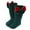 Green, variant on GobdXE Solid Red Green Satin Bow Baby Girls Knee High Socks Vertical Rib Stretch Cotton Holiday Long Socks Size:12-36 Months