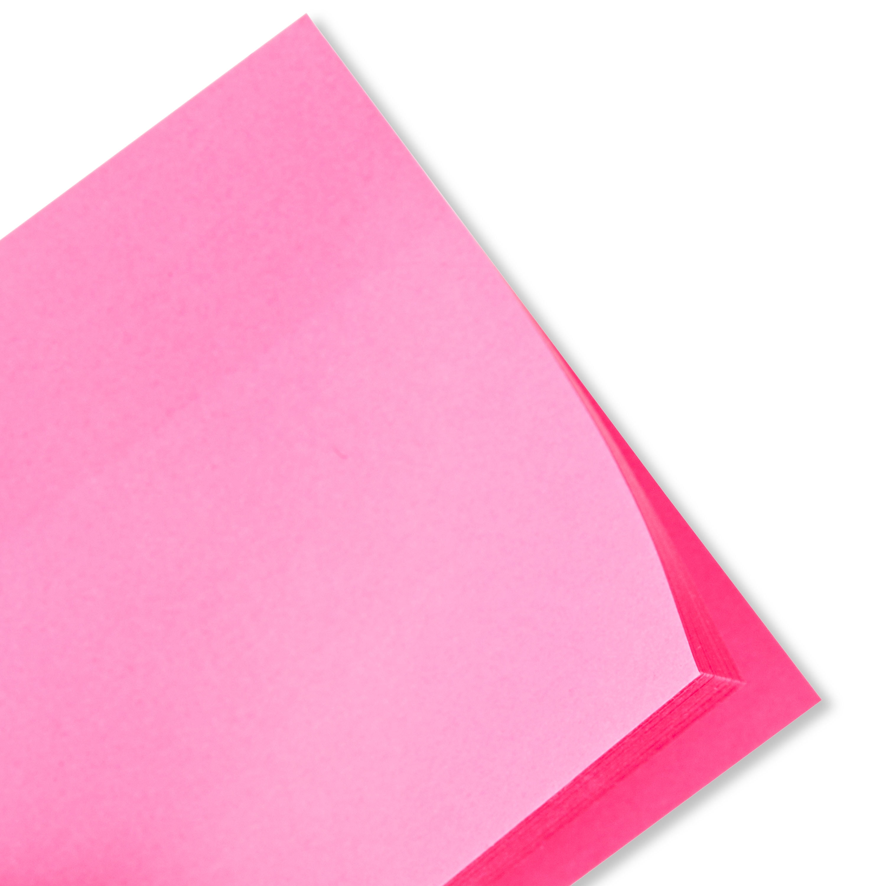 (8 pack) Pen+Gear Square Shaped Sticky Notes, 3" x 3", Magenta, 100 Sheets
