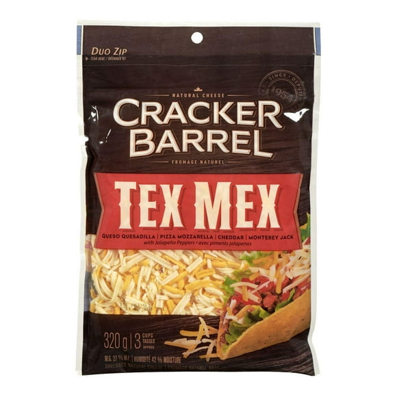 Cracker Barrel Fromage Râpé Tex Mex 320g