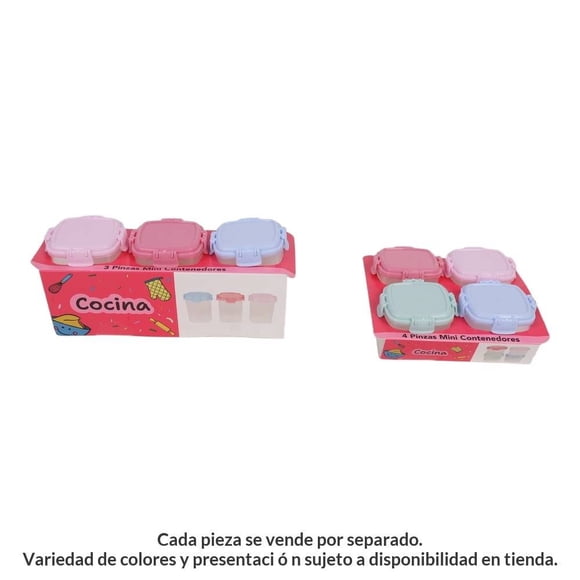 Contendores Prichos 4 Piezas