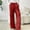 Red, variant on BUIGTTKLOP Pants for Women 2026 Straight Leg Sweatpants Elastic Drawstring Waist Lounge Trousers with Pockets