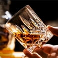 thumbnail image 3 of TINANA Crystal Cut Whiskey Glasses 6 pack: 10oz Ultra-Clear Old Fashioned Glass, Premium Lead-Free Crystal Glass Tumbler For Drinking Bourbon, Scotch, Cognac, Cocktails, 3 of 6