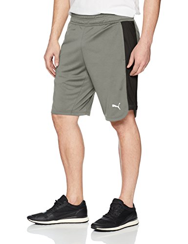 gray puma shorts