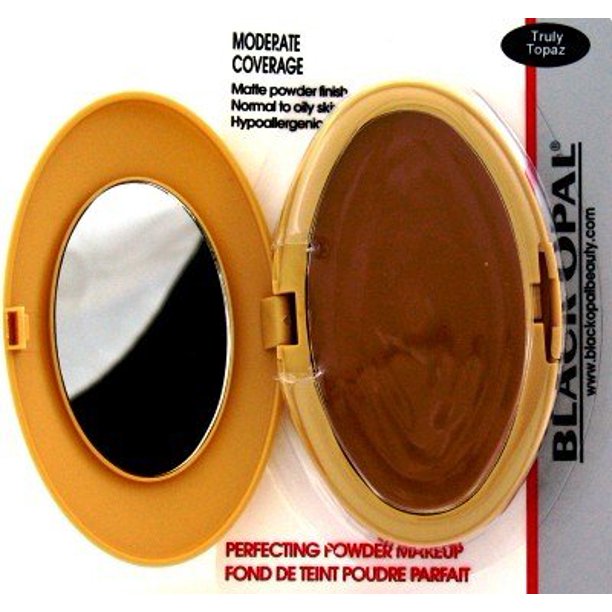 Black Opal Moderate Coverage Powder Truly Topaz (3-Pack) with Free Nail