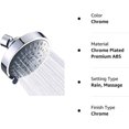 thumbnail image 5 of Shower Head High Pressure Rain Fixed Showerhead 5-Setting with Adjustable Metal Swivel Ball Joint, 5 of 5