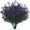 Bell Grass/Purple, variant on Artificial Greenery, Plastic Plants Fake Bell Grass Flowers Lifelike Patio Yard Corridor Indoor Outdoor Home Garden Balcony Party Pot Planter Filler Table Arrangement Decoration Purple 4 pcs