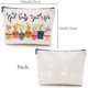 thumbnail image 2 of Bolsas de maquillaje, bolsa de lona para cosméticos, estuche multiusos con cremallera, neceser de viaje, organizador portátil, regalos inspiradores., 2 of 9