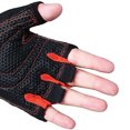 thumbnail image 3 of Guantes de fitness para hombres y mujeres, para deportes, equitación, medio dedo, muñequera fina, transpirables, equipo para mancuernas, entrenamiento, levantamiento de pesas, conducción, 3 of 6