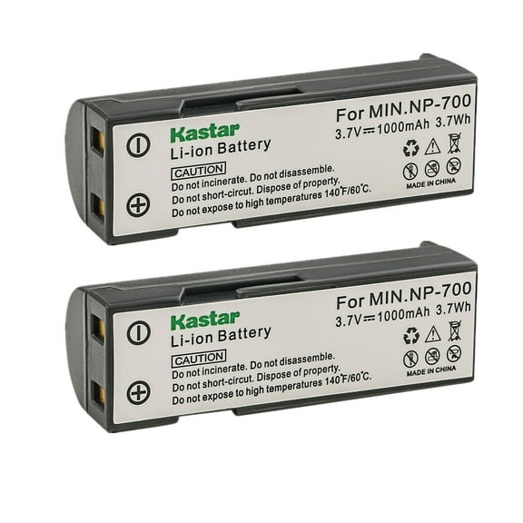Kastar 2-Pack Battery Replacement for Pentax D-LI72 DLI72 Battery, Samsung SLB-0637 SLB0637 Battery, Sanyo DB-L30 DBL30 Battery, Pentax Optio Z10 Camera, Samsung L77 Camera, Sanyo Xacti VPC-A5 Camera