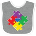 thumbnail image 3 of Inktastic Autism Awareness Month Puzzle Boys or Girls Baby Bib, 3 of 4