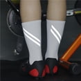 thumbnail image 4 of Dalazy Chaussettes de Sport 4 Paires Réfléchissantes Respirantes pour la Randonnée de Basket-Ball de Course à Pied en Plein Air, 4 of 6