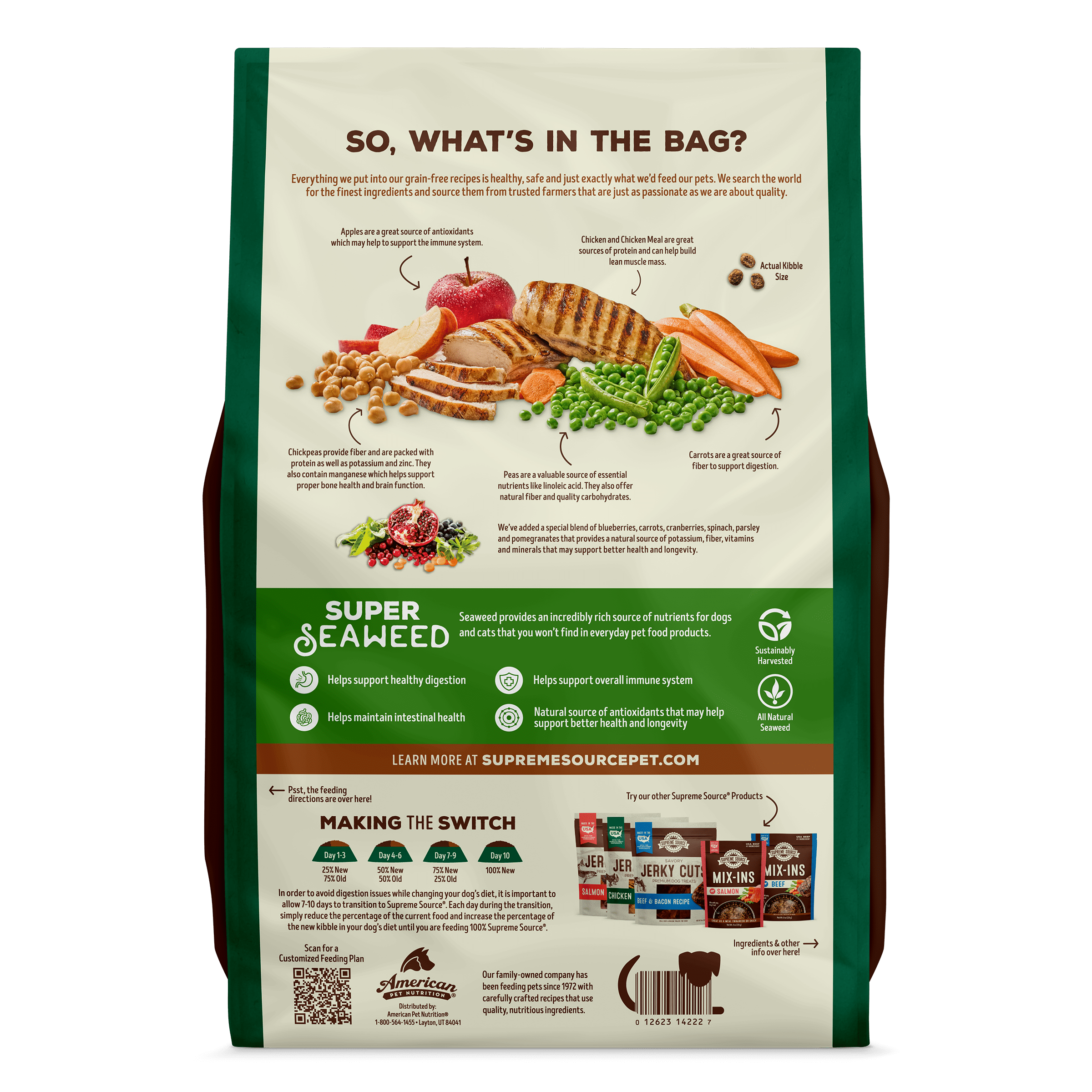Supreme Source Grain-Free Chicken, Apple & Carrot Recipe Dry Dog