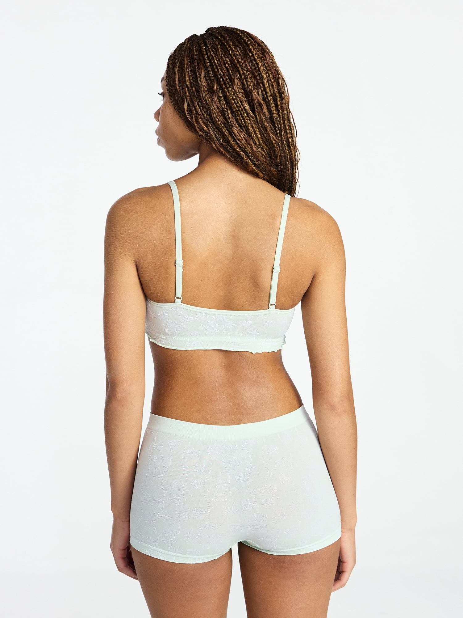 No Boundaries Seamless Cami and Boyshort Set, 2-Piece, Women's XS-XXXL