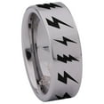 thumbnail image 3 of Lightning Bolt Tungsten Carbide Ring, 3 of 9