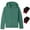 Teal, variant on Bienzoe Girls Zip Up Hoodies Kids Fleece School Uniform Teen Soft Light Warm Plain Youth Sweatshirt Teal 7