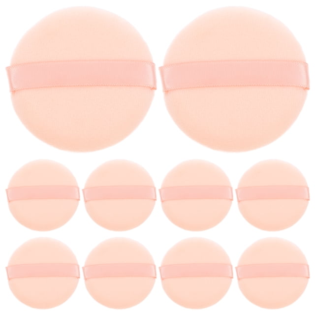Shisuyan 16pcs Powder Puff Face Makeup Pads Cotton Loose Powder Cushions Makeup Puffs