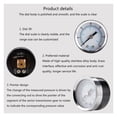 thumbnail image 6 of High Performance 1/8 Thread Brass Pressure Meter Air Pressure Gauge Back Mount Stainless Steel Fe For Industrial ,Corrosion Resistance, 6 of 6