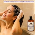 thumbnail image 2 of Lavender & Ylang Ylang Repairing Shampoo | Sulfate-Free Shampoo for Dry Hair, Color-Treated Hair, Hair Growth & More, 2 of 5