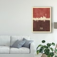 thumbnail image 3 of Trademark Fine Art 'Berlin Germany Skyline Red II' Canvas Art by Michael Tompsett, 3 of 4