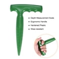thumbnail image 4 of Unique Bargains Plastic Hand Dibber with Handle, Lightweight Sturdy Hand Held Bulb Planter, Green 3 Pack, 4 of 5
