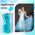 thumbnail image 5 of Organza Fabric 1.6x3.3 Yards Long Bridal Solid Organza Fabric Magic Gradient Organza Polyester Fabric Iridescent Holographic Gauze Fabric for Dress Performance Stage Deep Sky Blue, 5 of 9