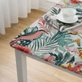 thumbnail image 4 of nygtbtfer  Rectangle Flannel Back Vinyl Tablecloth, , Palm Springs Tropical, Indoor/Outdoor Vinyl Table Cloth, Floral Design, 4 of 7