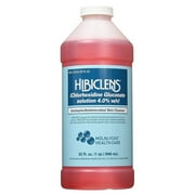 Hibiclens Antiseptic Skin Cleanser & Hand Soap for Home & Hospital - Fast-Acting & Long-Lasting Protection from Germs Antibacterial & Antimicrobial Effect - 4% CHG For Surgery - 32 oz Pack of 5
