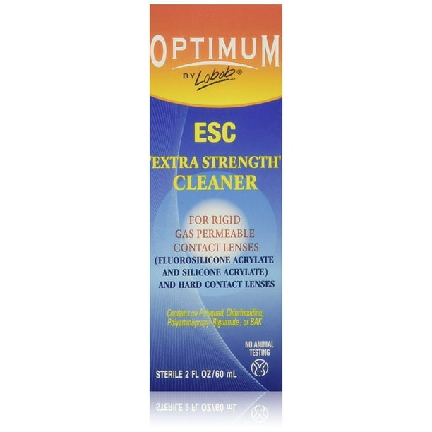 Lobob Optimum Extra Strength Contact Lenses Cleaner, 2 Fl. Oz