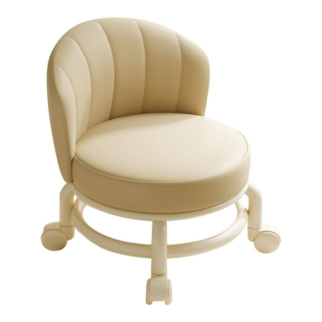SXcggal Tabouret Roulant avec Dossier Tabourets à Chaussures Mini Portables Tabouret Mobile pour la Maison et le Salon avec Roues 360° de Qualité Industrielle Confortable Solide pour Lavage de Voiture Pédicure Garage Chaise Pliante Pratique