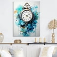 thumbnail image 2 of Designart "Clock Time In Flow II" Fashion Metal Wall Art, 2 of 5