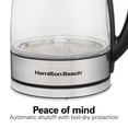 thumbnail image 4 of Electric Tea Kettle Hamilton Beach 1.7L Clear Glass 40941R, 4 of 8