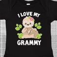 thumbnail image 4 of Inktastic Cute Sloth I Love My Grammy with Green Leaves Boys or Girls Baby Bodysuit, 4 of 5
