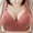 Hot Pink, variant on BZGTZT Womens Push Up Bras No Underwire Adjustable Strap Comfy Anti-Sagging Bralette Full Coverage Bra with Floral Texture
