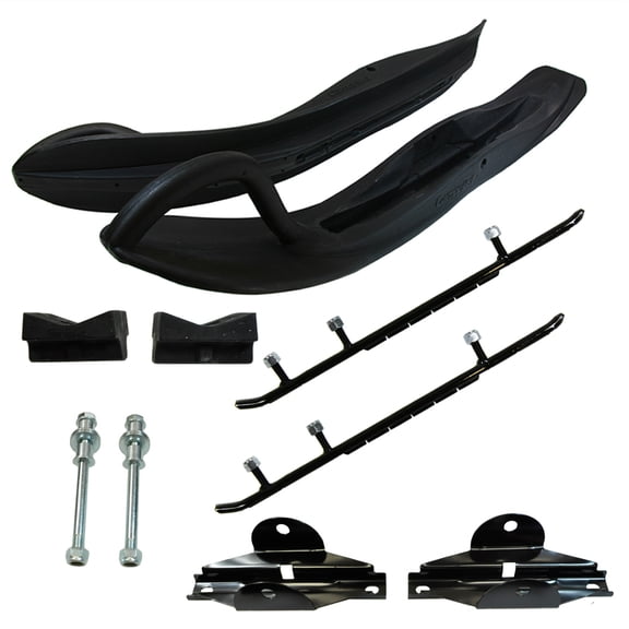 Exo-S & Bottomline, S6-464MKA-4711290001yam, Touring Skis, Mount Kit & 6" Carbides for Yamaha fits 2014-2017 Viper & Sidewinder