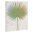 thumbnail image 1 of Society6 Sewzinski Fan Palm Leaves 8" x 10" White Framed Canvas, 1 of 1