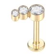 thumbnail image 1 of 1PC Titanium Ear Piercing Cartilage Earrings Tragus Helix Pirsing Labret Piercing Cross Ear Lobe Lip Rings Daith Jewelry Women FJH, 1 of 6