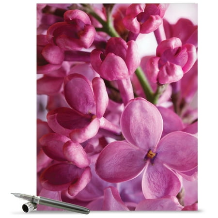 J6055DMDG Big Mother's Day Greeting Card: 'The Color Purple' Featuring a Close-Up Photo of Lovely Lilac Flowers Greeting Card with Envelope by The Best Card